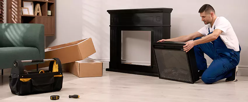 Old Rusted Metal Fireplace Repair And Replacement in Athens, AL