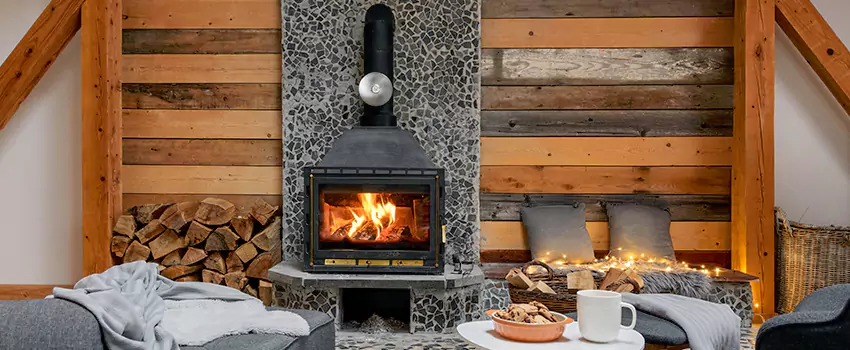 Thelin Hearth Products Direct Vent Gas Stove Fireplace Inspection in Athens, Alabama